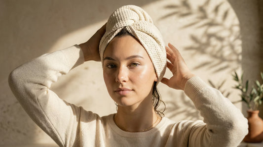 Serviette cheveux douce